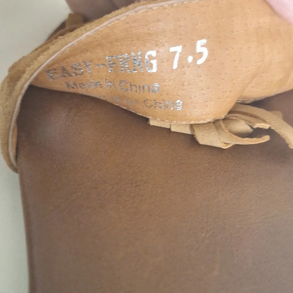 Urban Outfitters Jeffery Cambell Easy Fringe  sandals SZ 7.5 - Picture 8 of 8